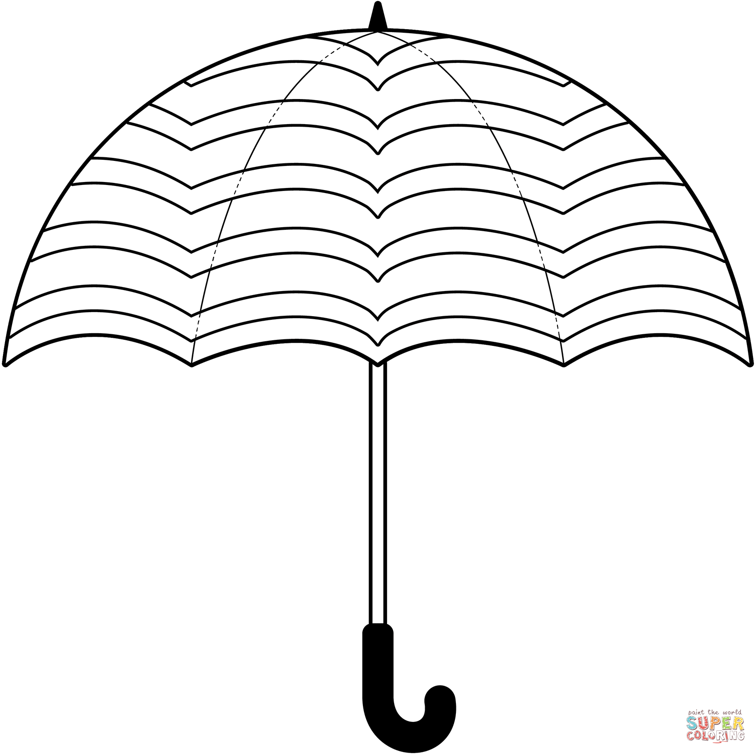 Umbrella Coloring Page Free Printable Coloring Pages
