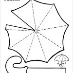 Umbrella Pattern Scholastic Printables Clip Art Library Paper Wall Hanging Wall Hanging