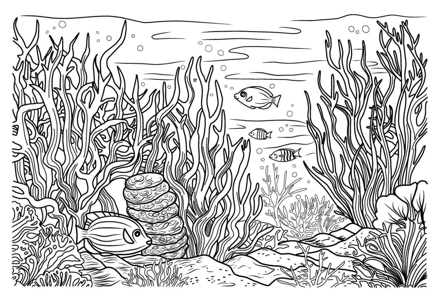 printable underwater coloring pages printable underwater coloring pages