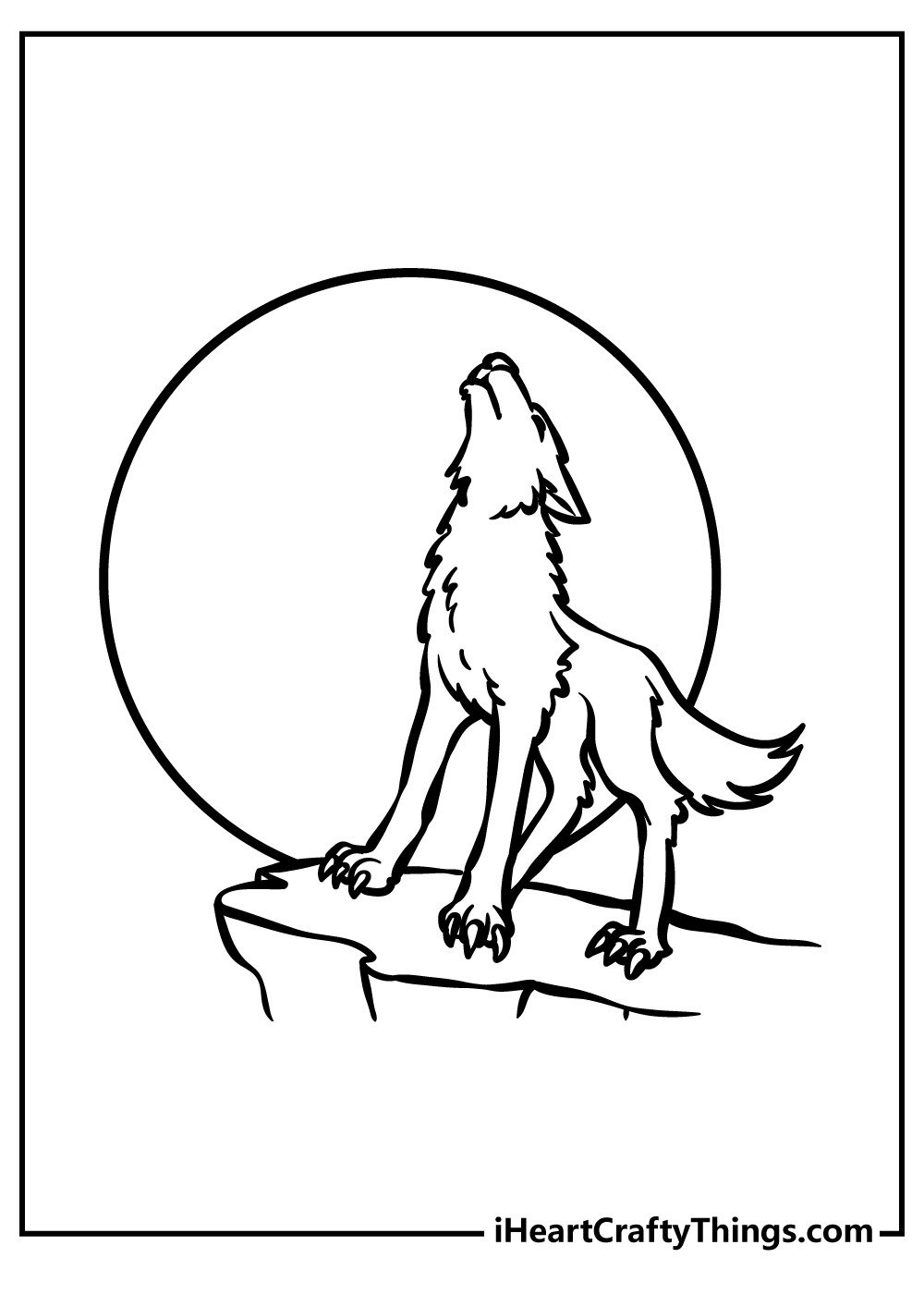 Unleash Your Inner Artist With Wolf Printable Coloring Pages