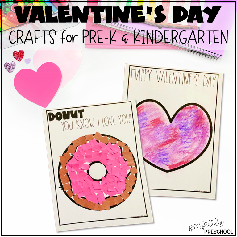 Valentine 39 s Day Crafts Fine Motor Activities For Preschool Pre K 