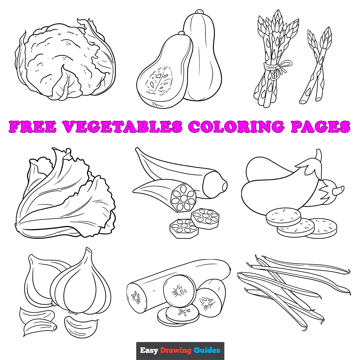 Vegetables Mixture Printable Coloring Sheets The Best Porn Website