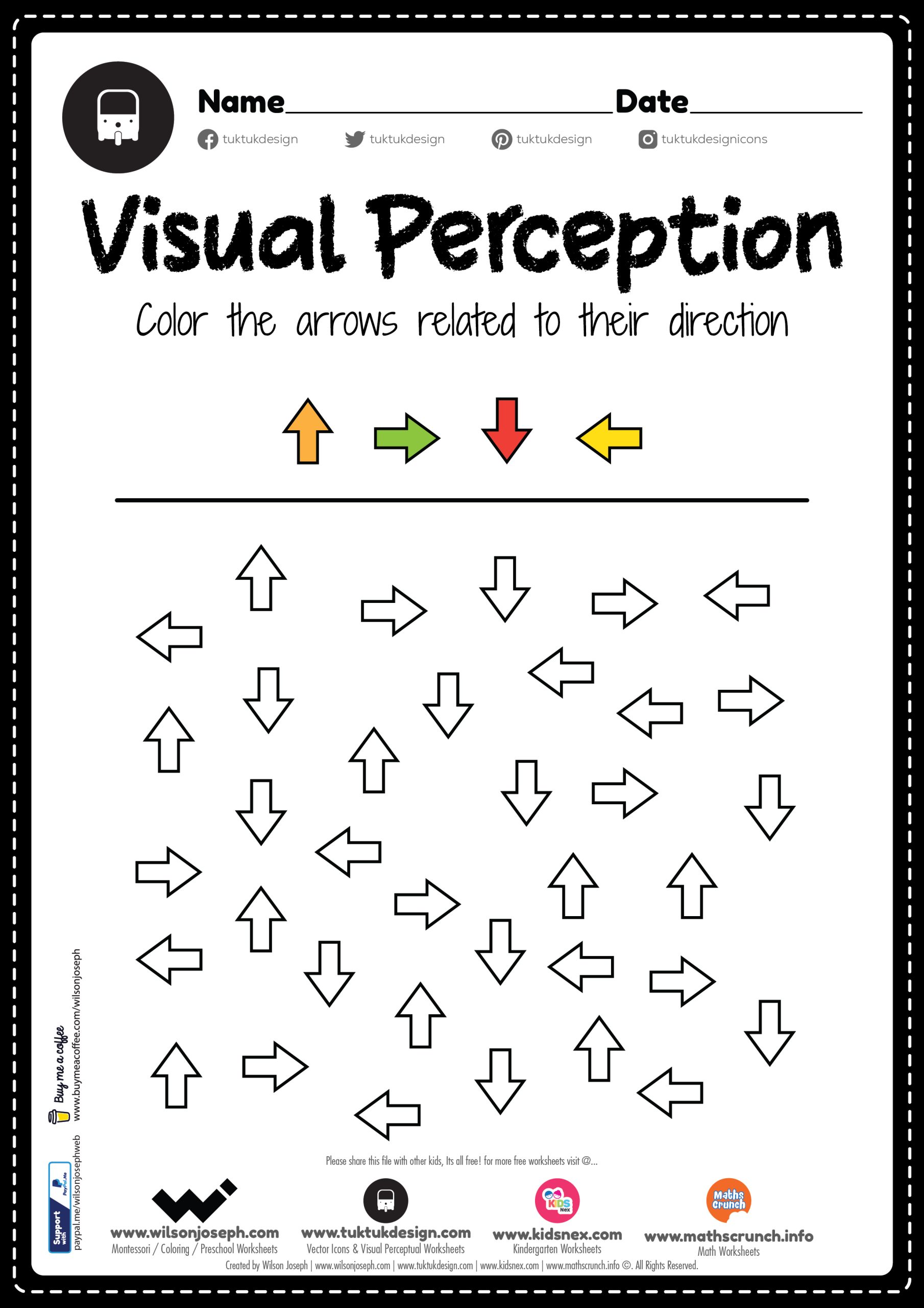 Visual Perception Worksheets Free Printable Pdf For Kids Visual 