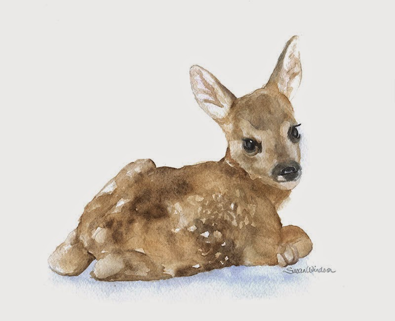 Water Color Animal Painting Easy Arts And Crafts