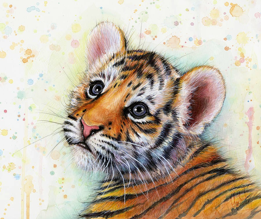 Water Color Animal Painting Easy Crafts Ideas To Make