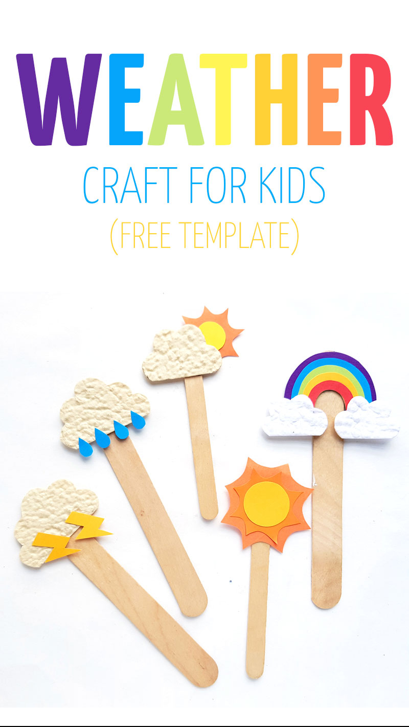 Weather Craft For Kids Paper Puppets Free Templates 