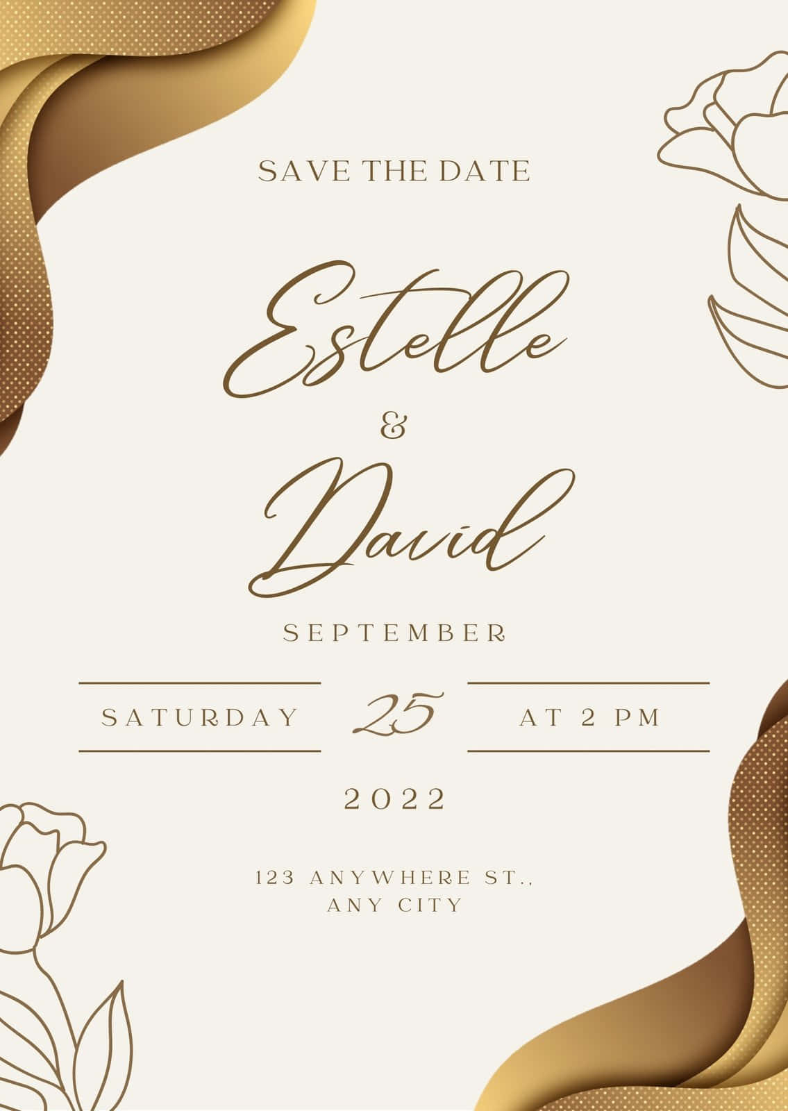 wedding invitation template video