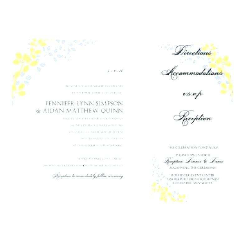 Wedding Invitation Template Publisher Cards Design Templates