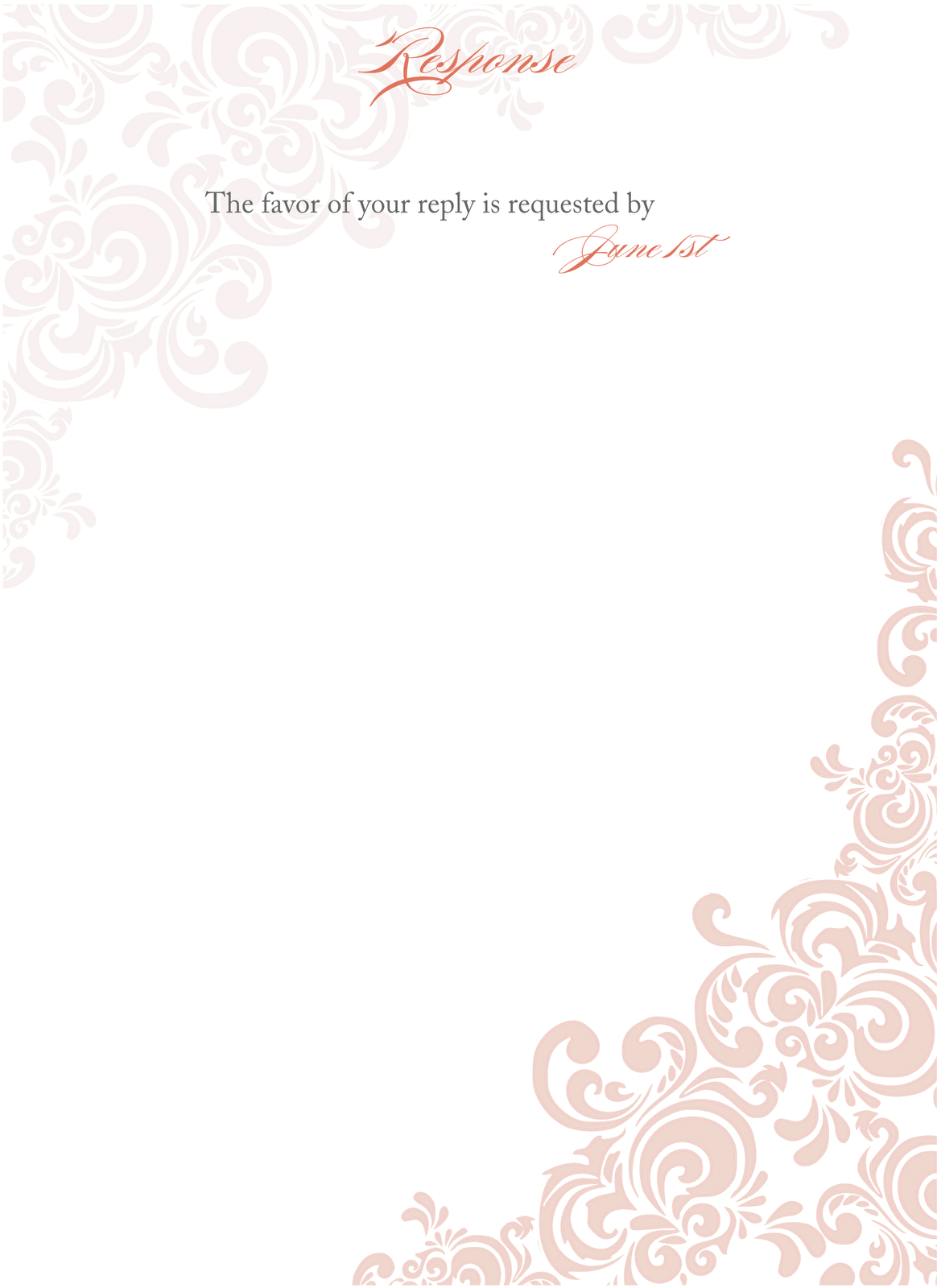 invitation template without text