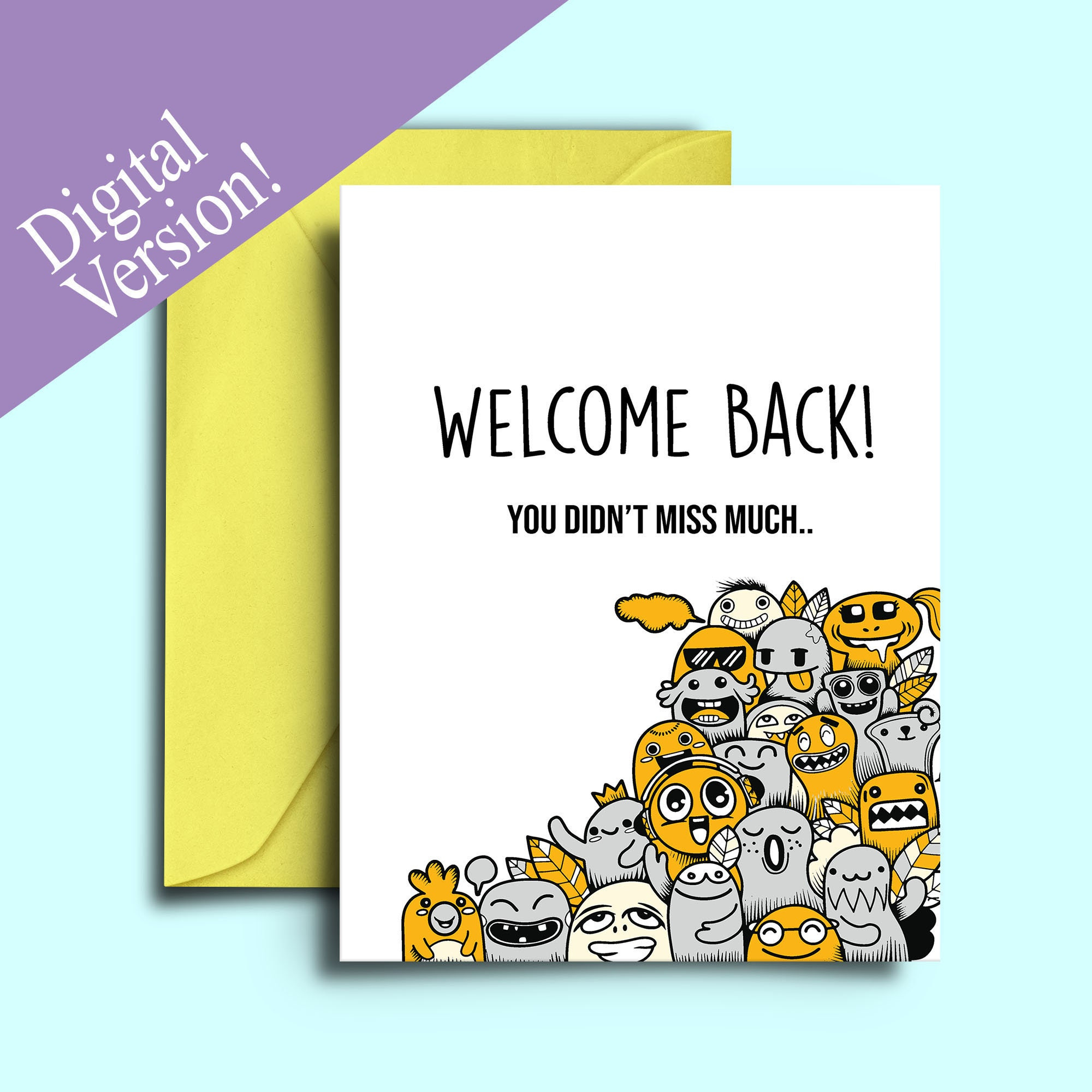 printable cards welcome back