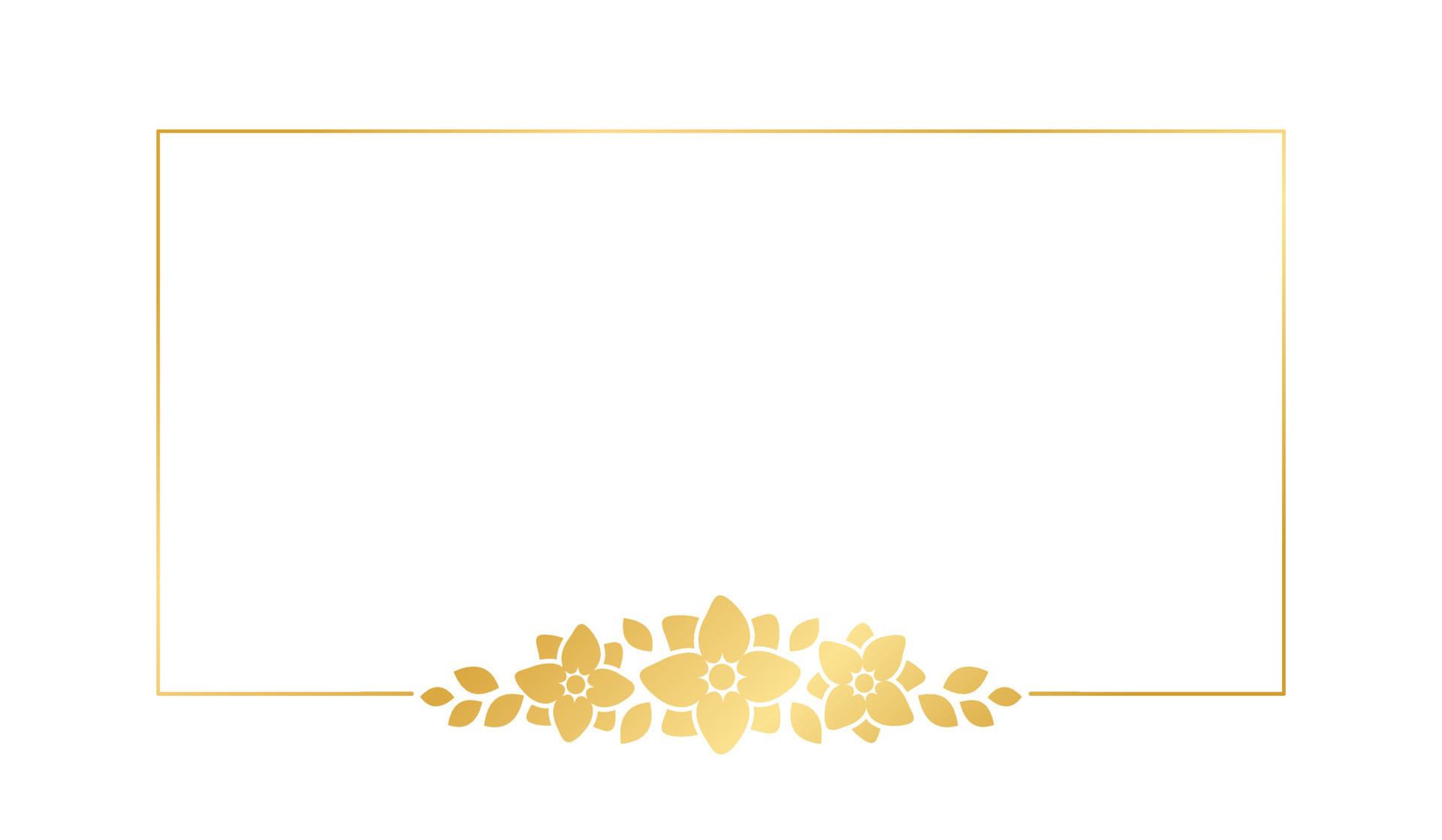 printable gold picture frame
