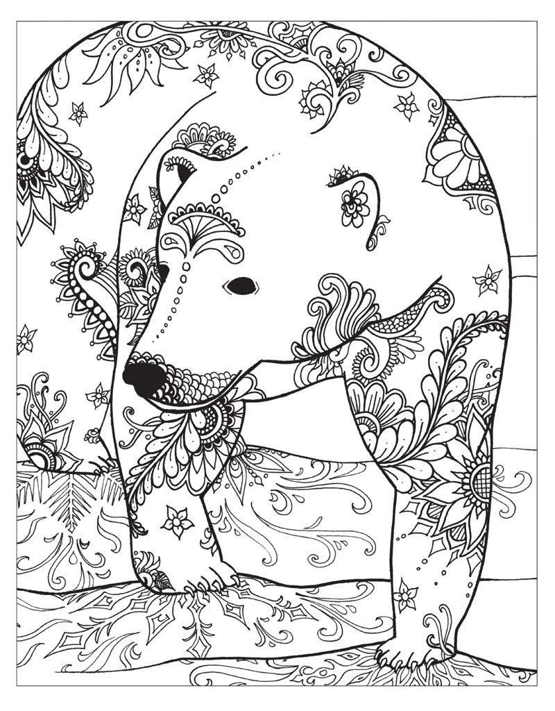 Winter Coloring Pages For Adults Best Coloring Pages For Kids