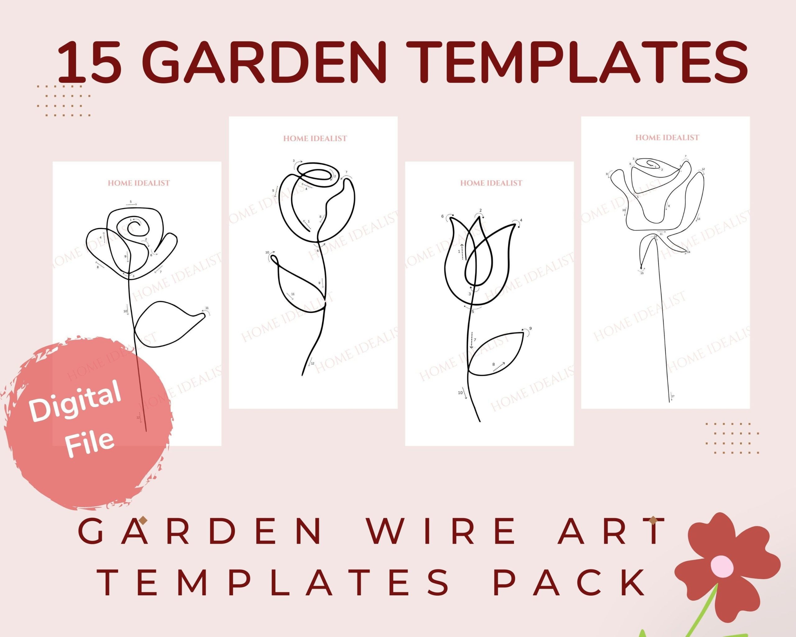 Wire Art Templates Social Media Template