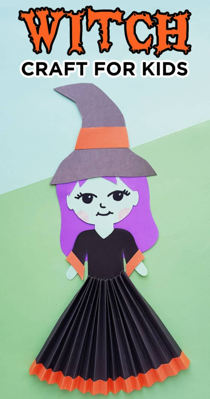 Witch Craft For Kids Paper Craft Made With HAPPY