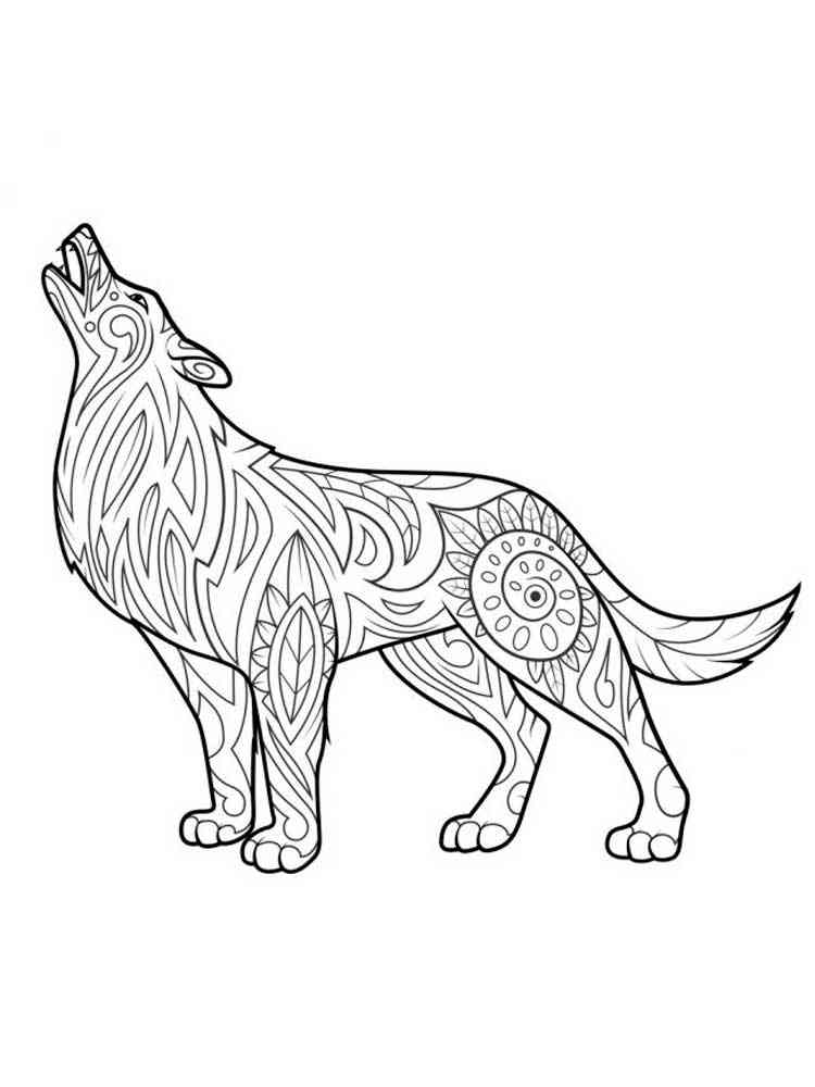 Wolf Coloring Pages For Adults