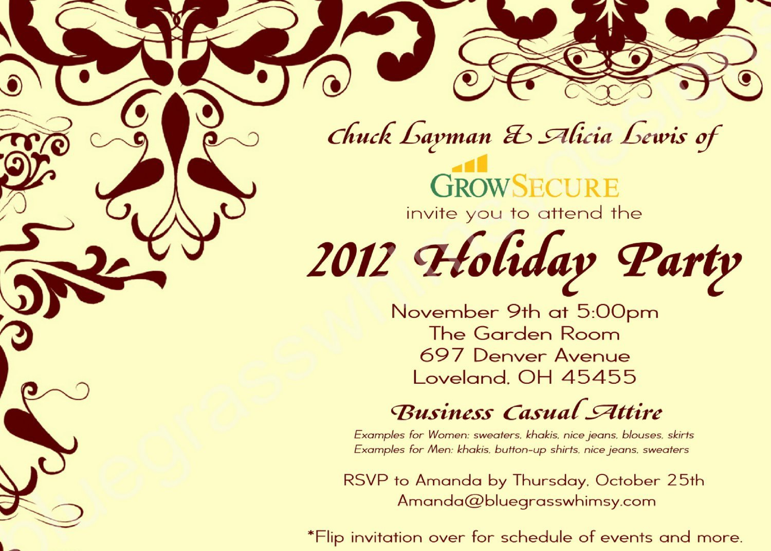 Work Luncheon Invitation