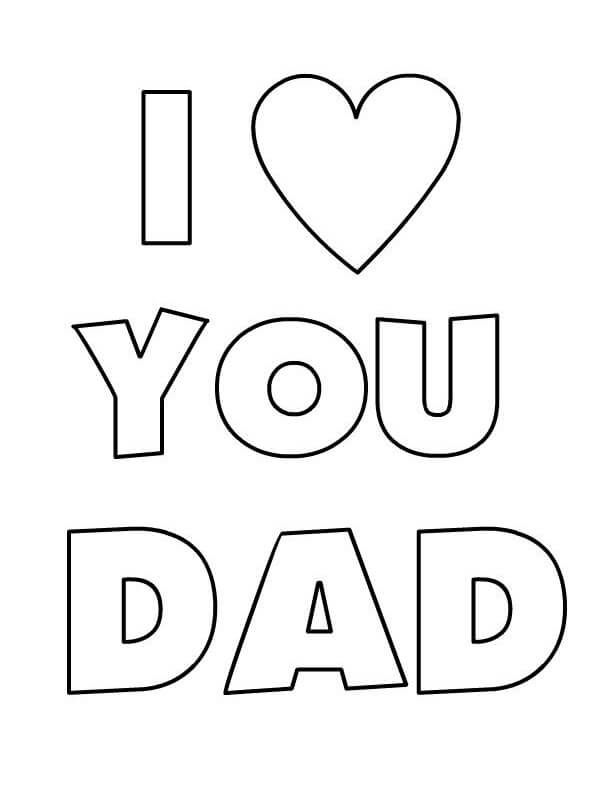 printable coloring pages for dad