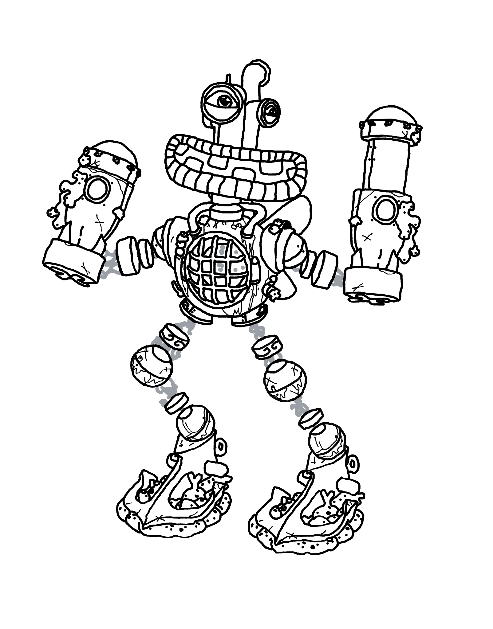 Wubbox Coloring Pages Coloring Home