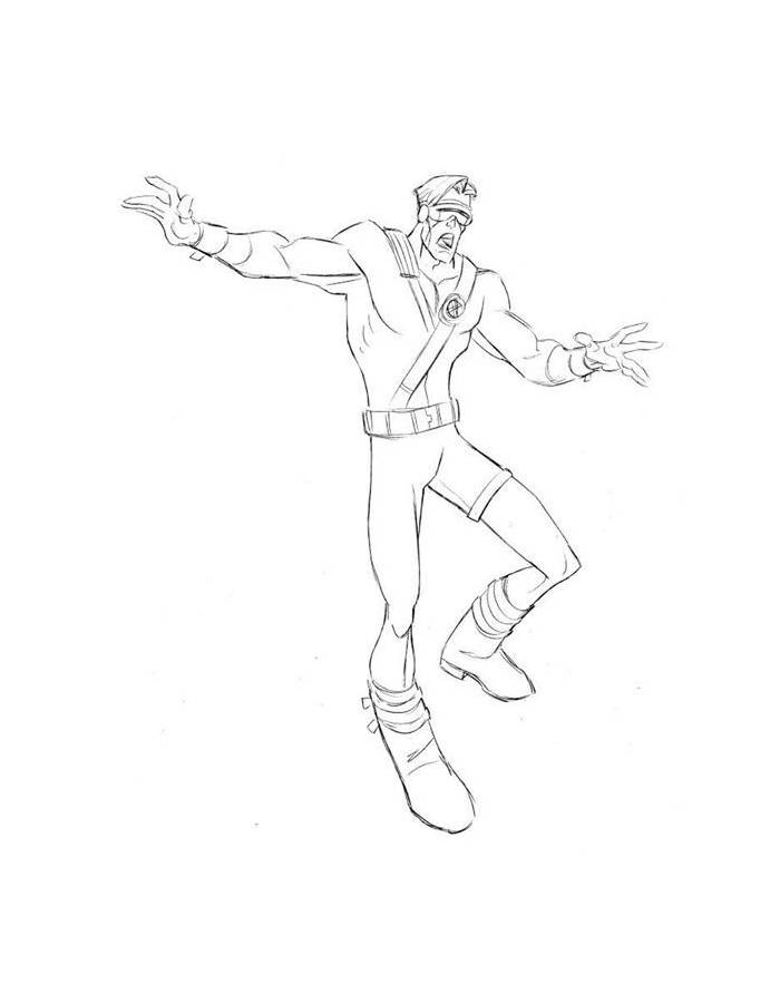 X Men Coloring Pages Free Printable PDF 
