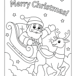Xmas Coloring Pages Free Printable