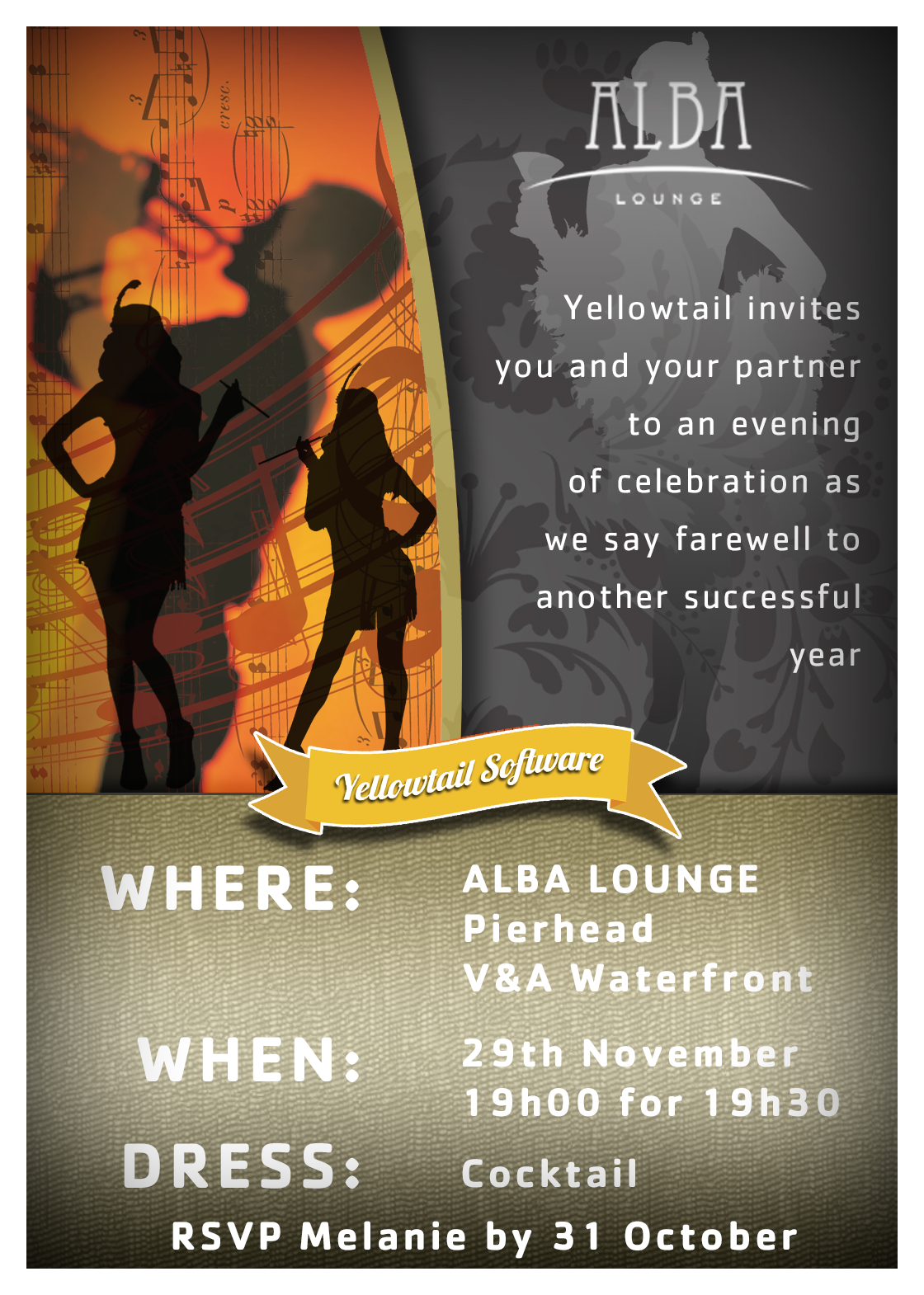 Year End Party Invitation Template Template