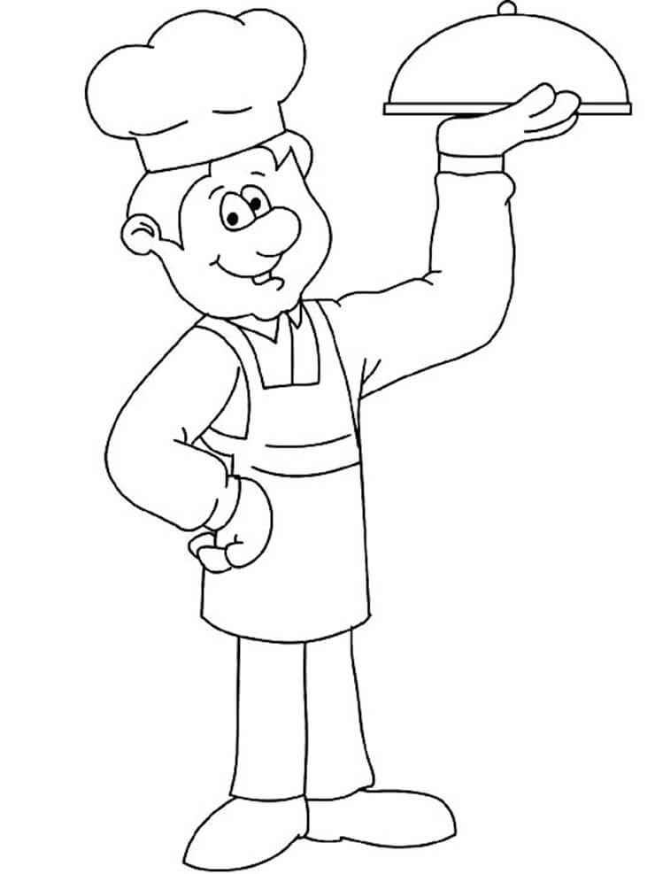 Young Chef Coloring Page Free Printable Coloring Pages For Kids