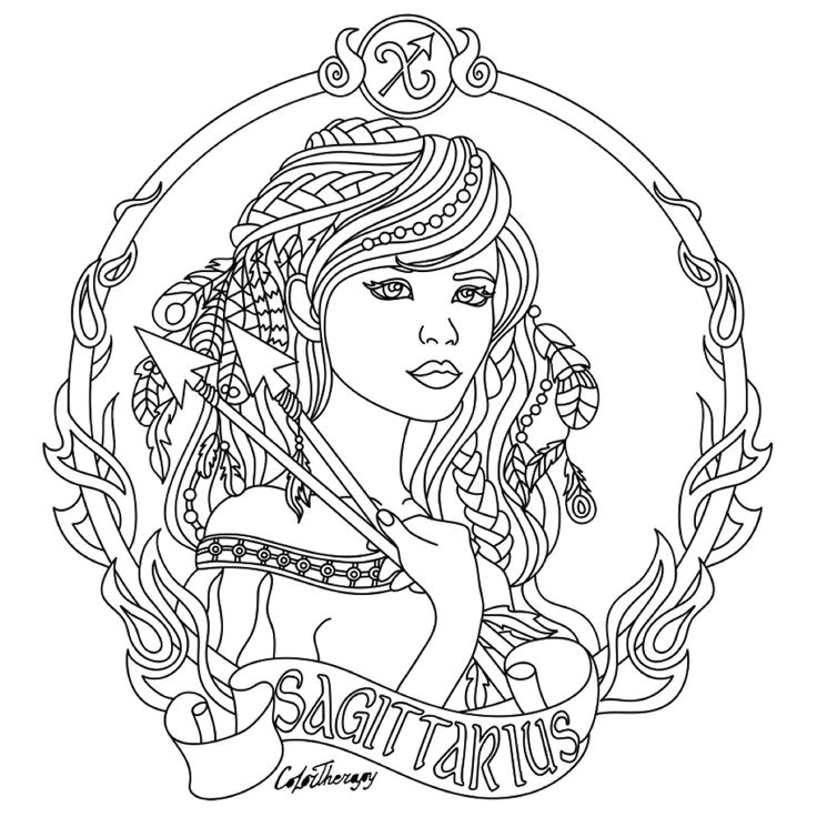 Zodiac Signs Coloring Pages At GetColorings Free Printable 