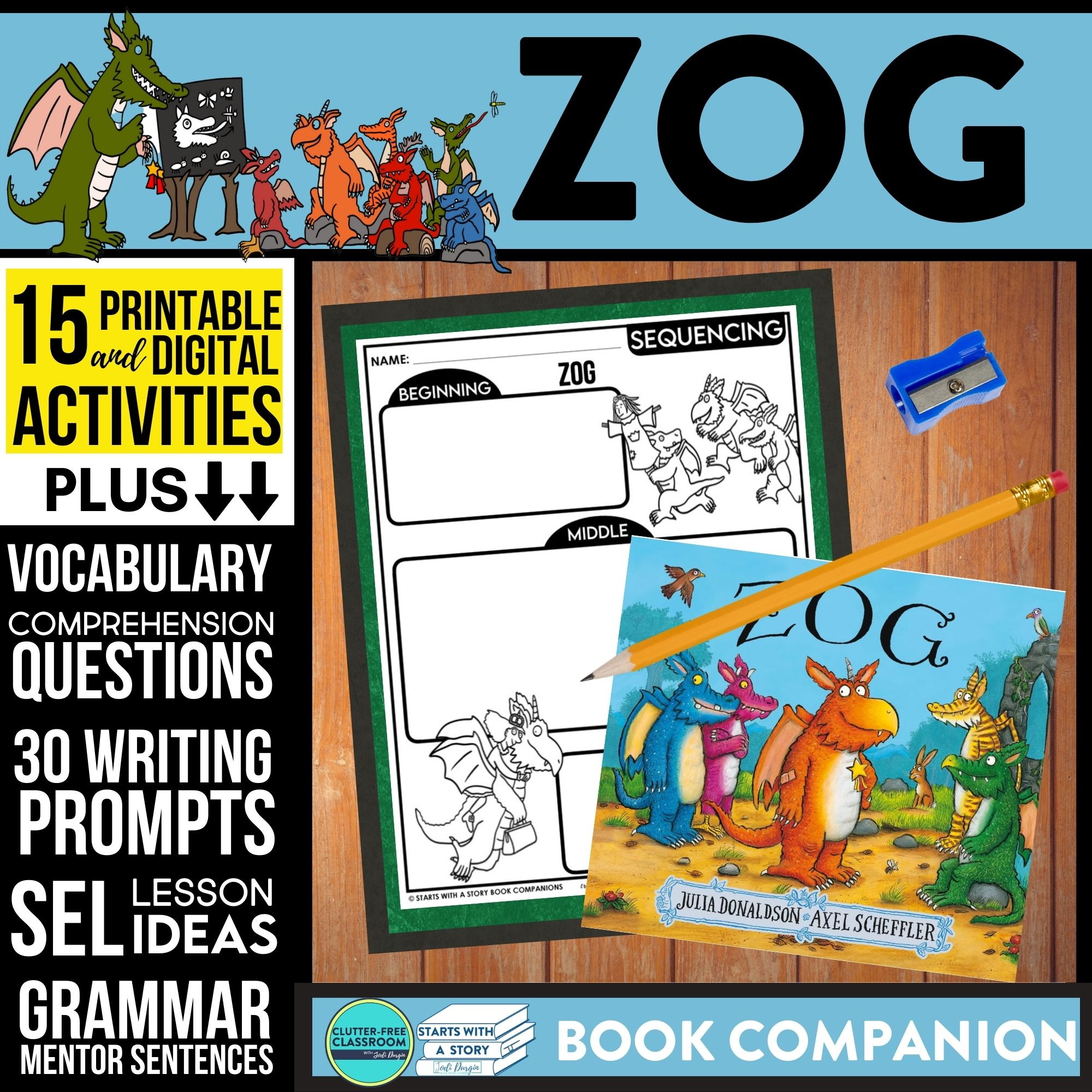 Zog Activities And Lesson Plans For 2023 Clutter Free Classroom By 